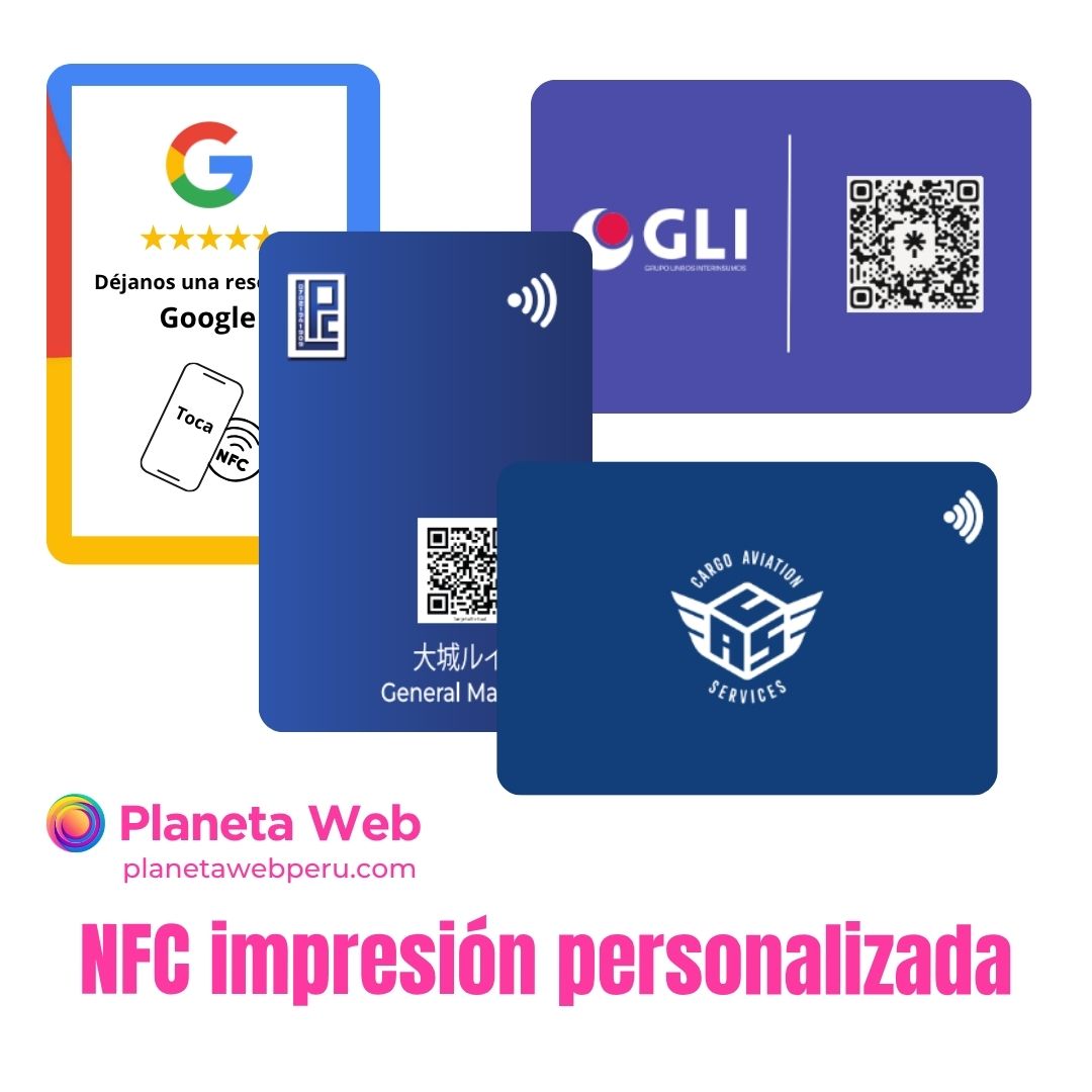 tarjeta nfc impresion personalizada