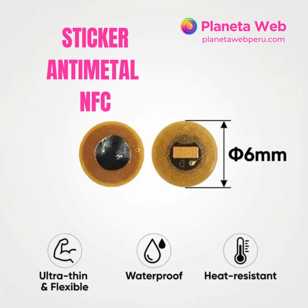NFC Sticker NTAG213 de 6mm - Imagen 2