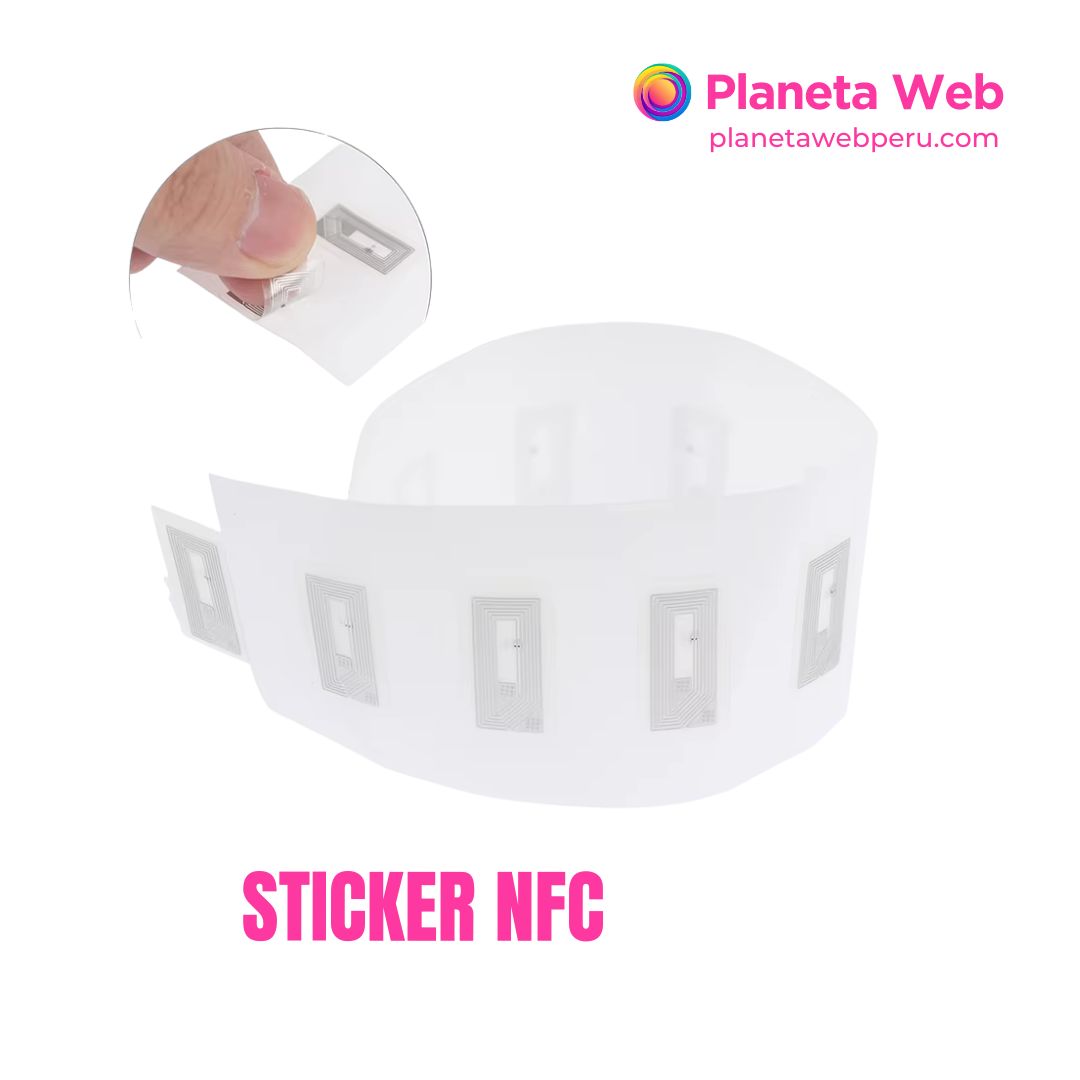 NFC Sticker rectangular NTAG213