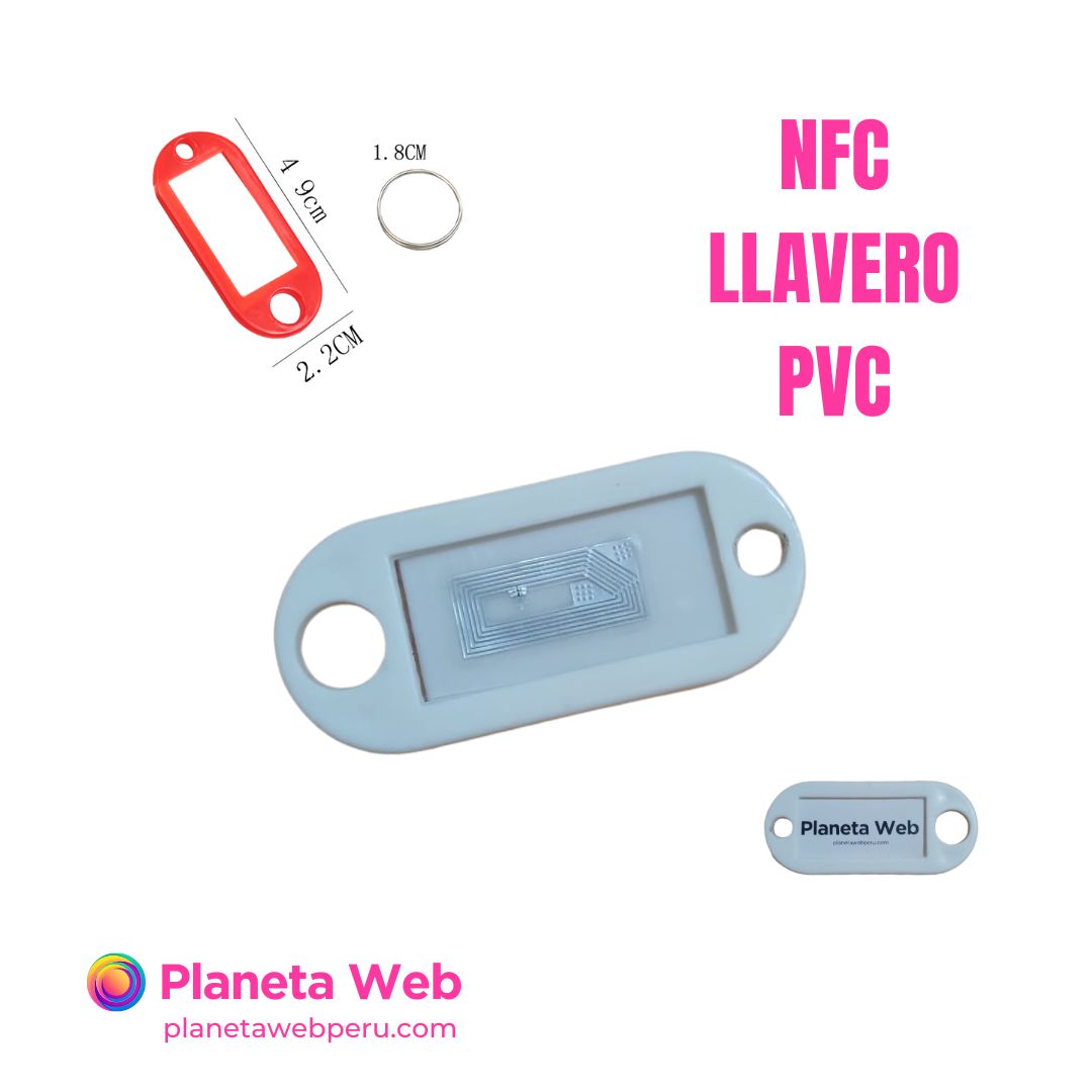 NFC llavero NTAG213 PVC
