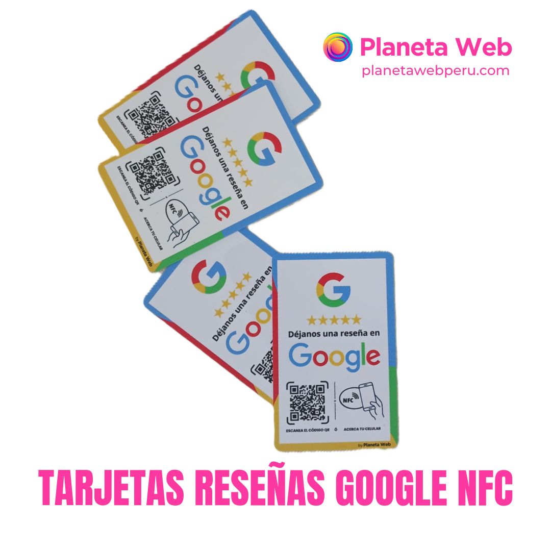 Tarjeta de reseñas Google