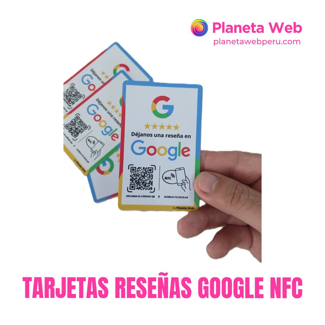 Tarjeta de reseñas Google