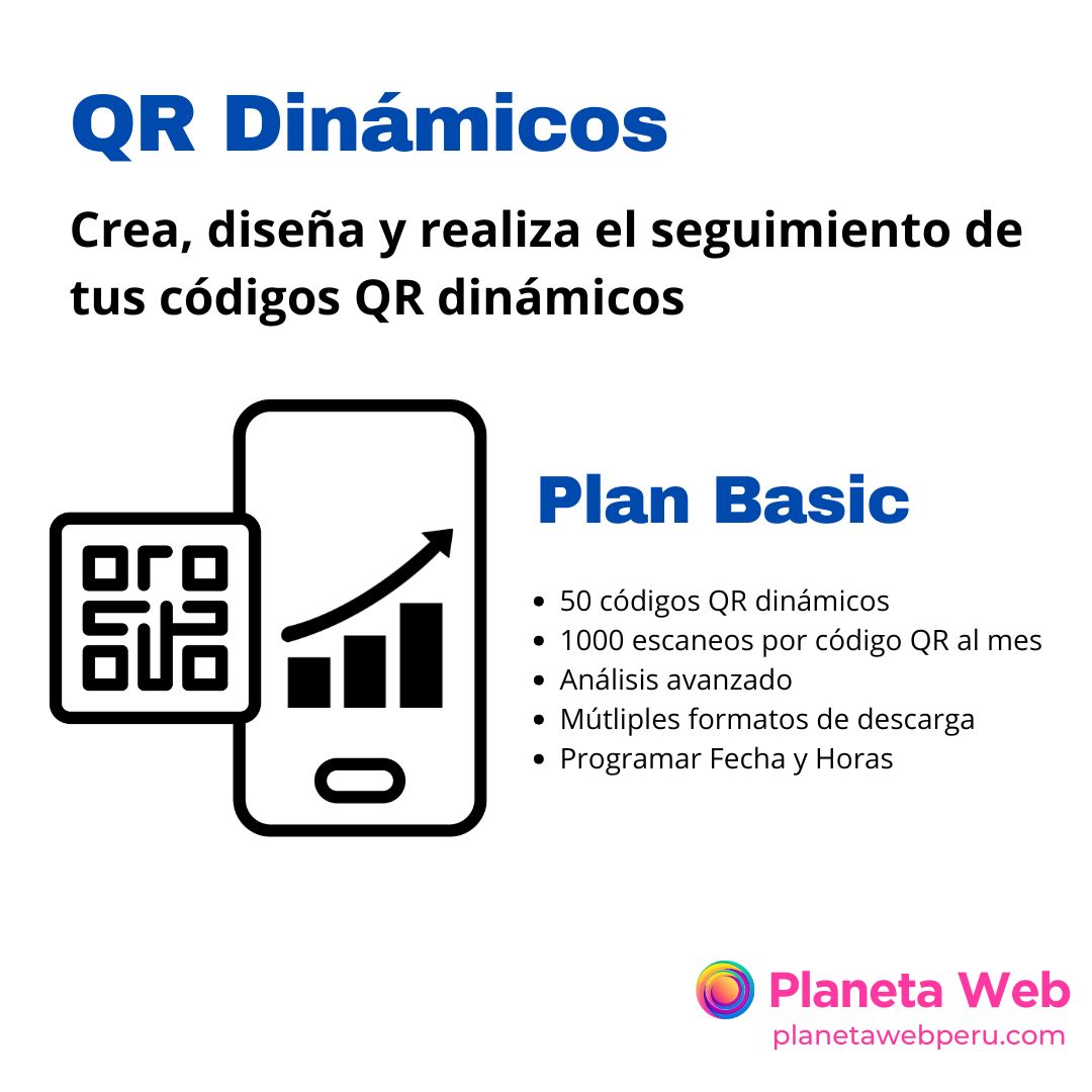 Crea, diseña y realiza el seguimiento de tus códigos QR dinámicos