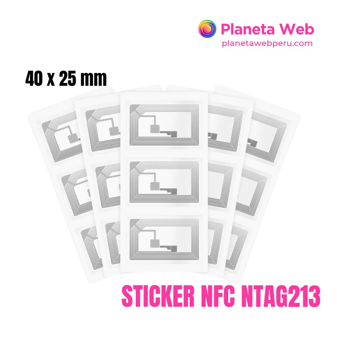 NFC Sticker 40x25mm NTAG213