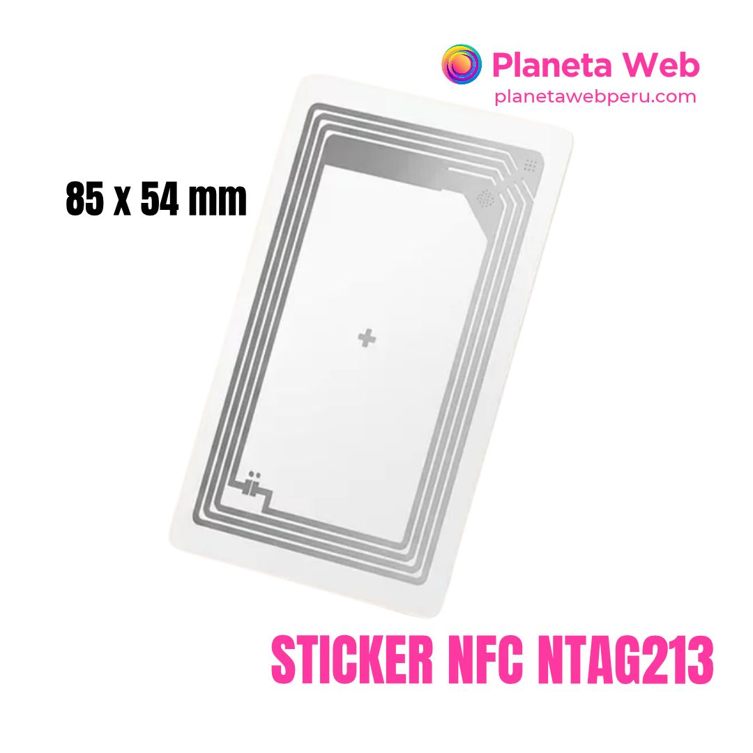 NFC Sticker 86x54mm NTAG213